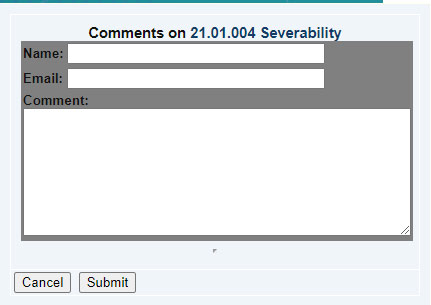 Instructional Image showing open comment box
