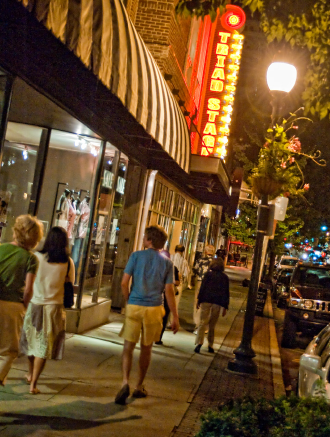 Street in Downtown Greensboro